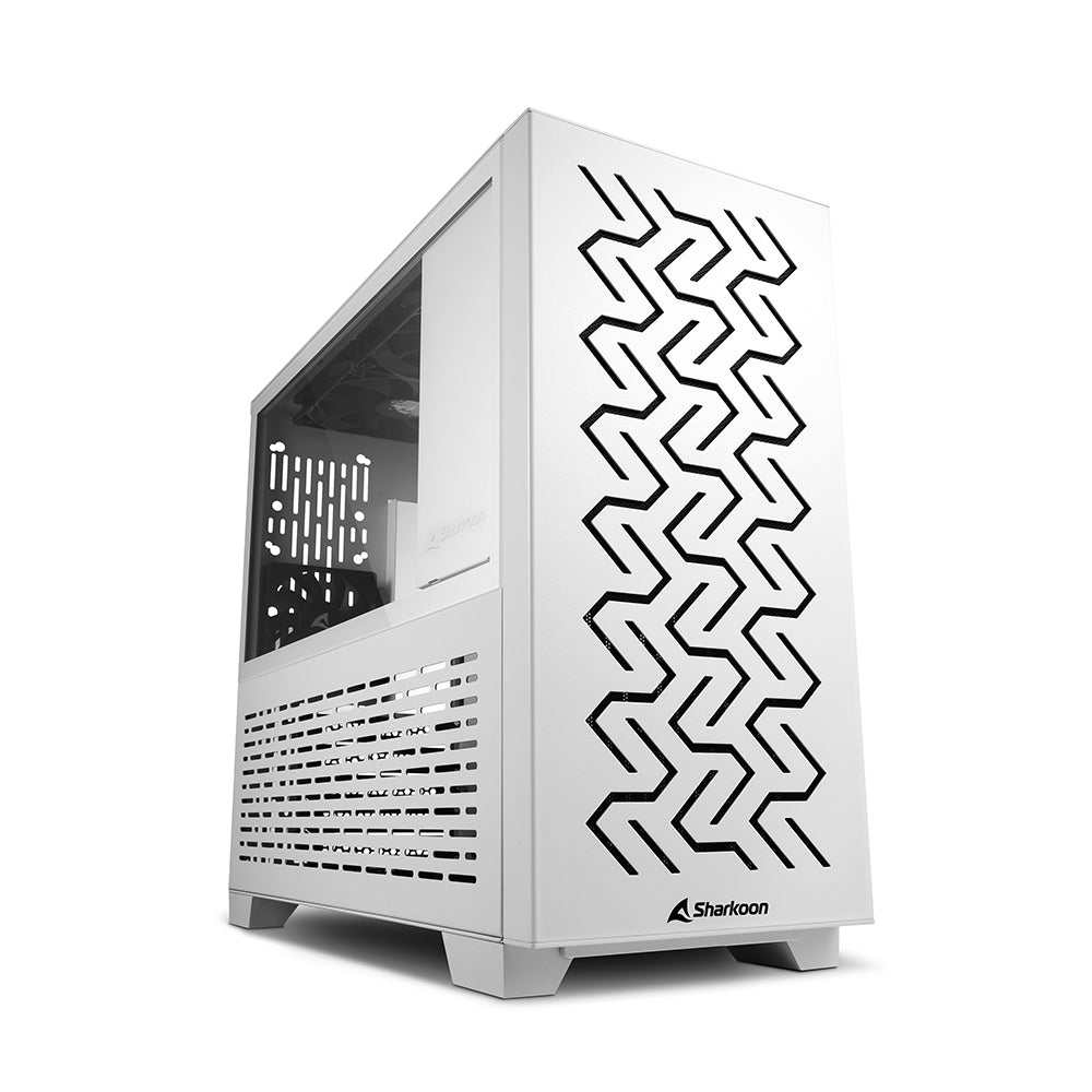 Sharkoon MS-Z1000, gaming tower case (white, tempered glass side panel) Sharkoon