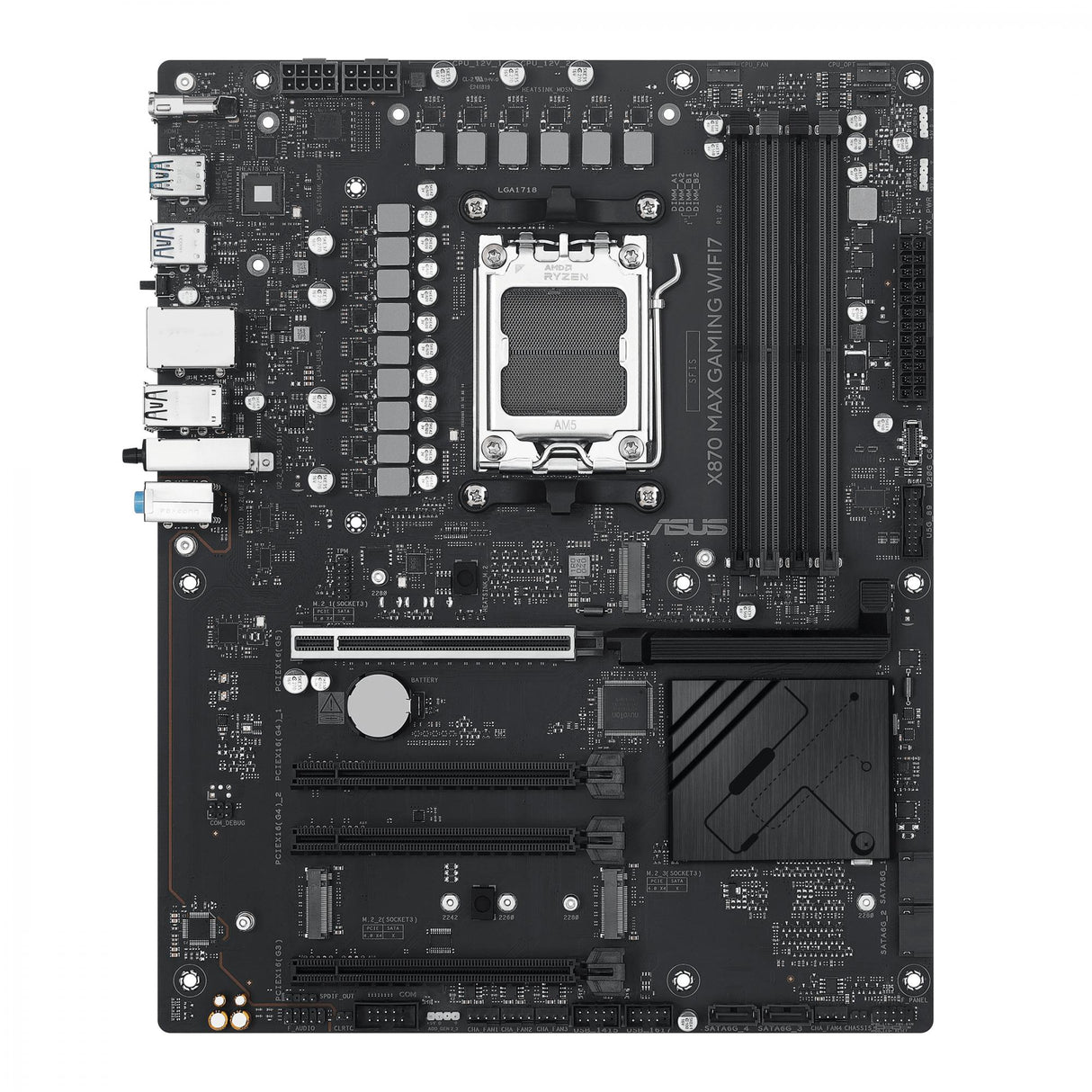 ASUS X870 MAX GAMING WIFI7 (ATX, X870, AM5, DDR5) ASUS