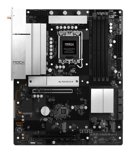 ASRock B860 Rock WiFi 7 bundkort - LGA1851, DDR5