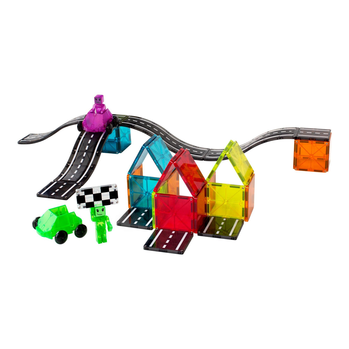 MAGNA-TILES - Downhill Duo 40 Piece Set (90233) Magna Tiles