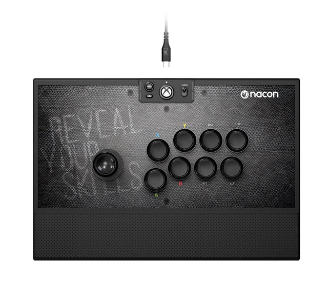 NACON DAIJA Arcade Stick Sort USB speciel PC, Xbox One, Xbox Series S, Xbox Series X NACON