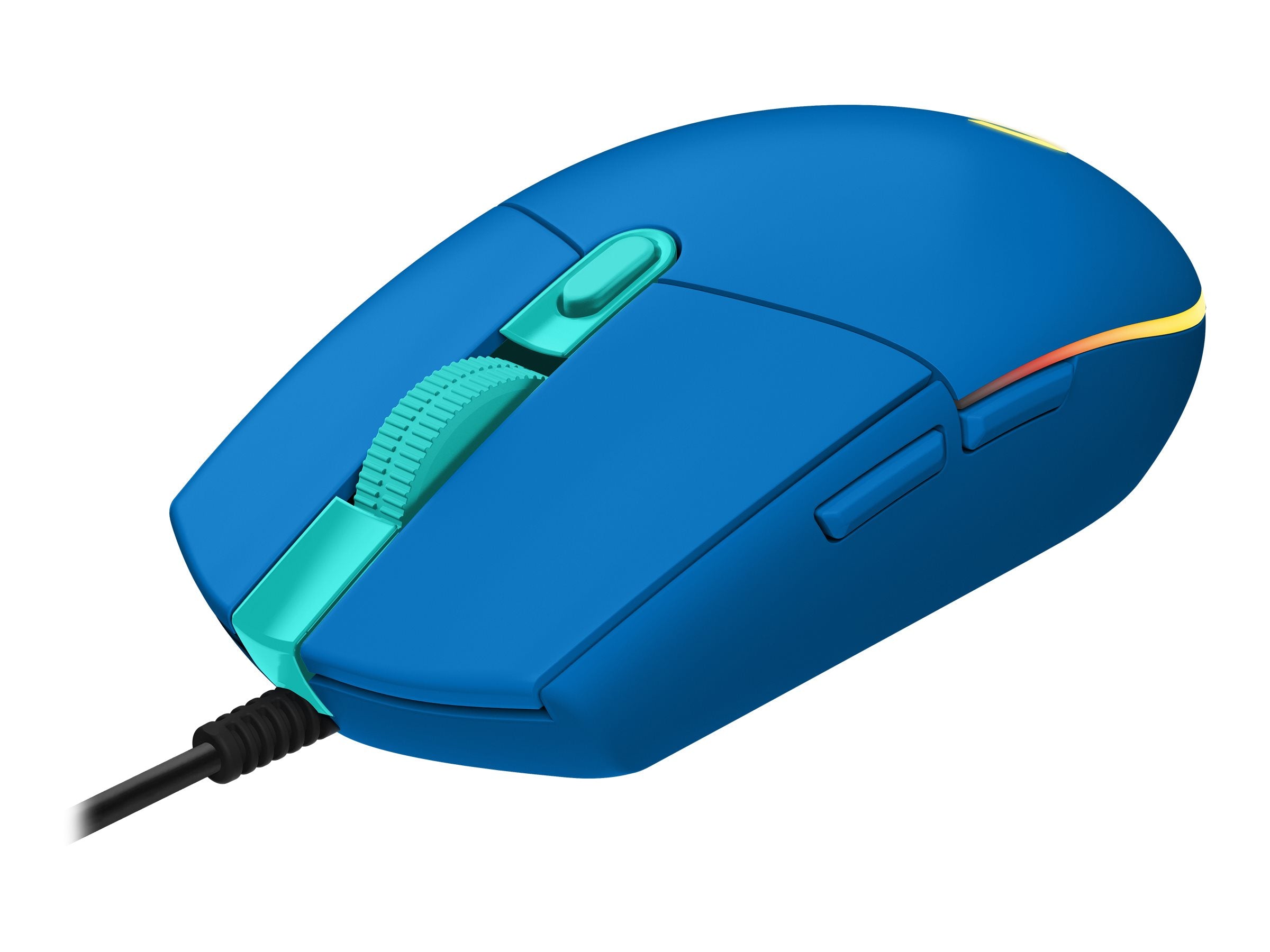 Logitech Gaming Mouse G203 LIGHTSYNC optisches Kabel blau