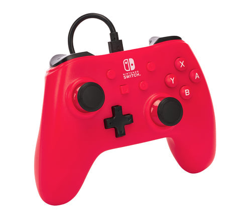 PowerA Wired Controller – Raspberry Red – Nintendo Switch – produktbillede 3