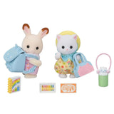 Sylvanian Families Walk Along Duo – to babyfigurer – produktbillede 3