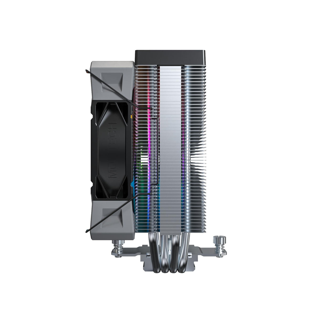 Montech NX400 ARGB, single tower, 4 HP CPU Cooler, Black Telon Technology Co Ltd (Montech)