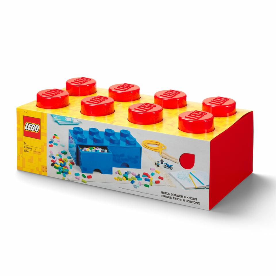 Room Copenhagen LEGO Brick Drawer 8 red - RC40061730 Room Copenhagen