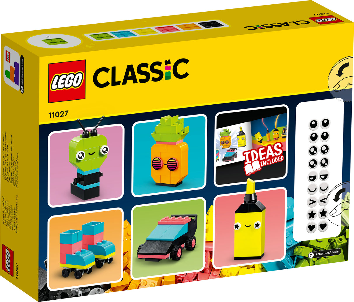 LEGO 11027 Classic Neon Creative Building Set Construction Toy LEGO