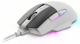 Sharkoon SKILLER SGM50W White 6400 DPI ATG4090 RGB 2.4GHz Wireless 70h Battery Charging Dock Gaming Mouse Sharkoon