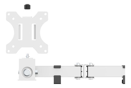 Deltaco - Dual Monitor Skærm Arm - 13"-32" Skærme - Hvid Deltaco