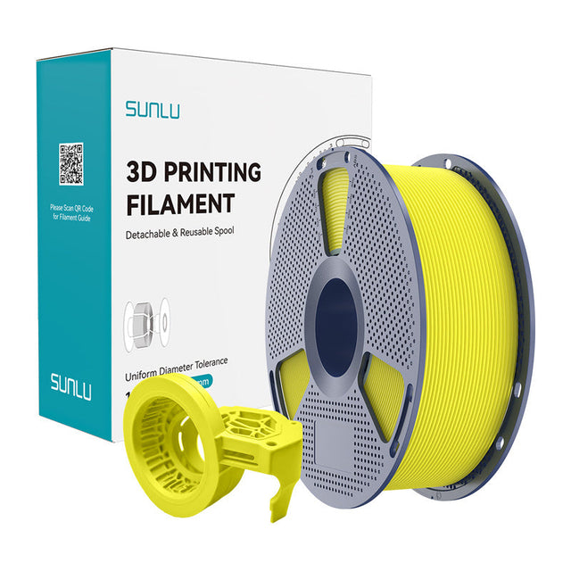 Sunlu PETG High-Speed Matte filament – gul, 1,75 mm, 1 kg