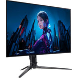 Acer Predator X32X3 OLED – OLED-skærm set skråt forfra