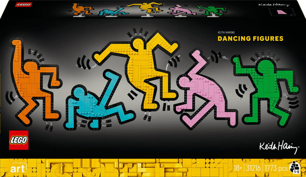 LEGO 31216 Kunst Keith Haring - Tanzende Figuren