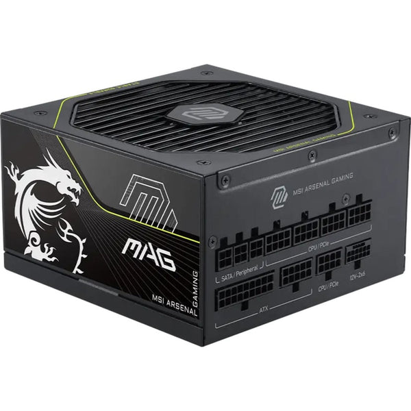 MSI MAG A1000PLS PCIE5 1000W – strømforsyning – Sort
