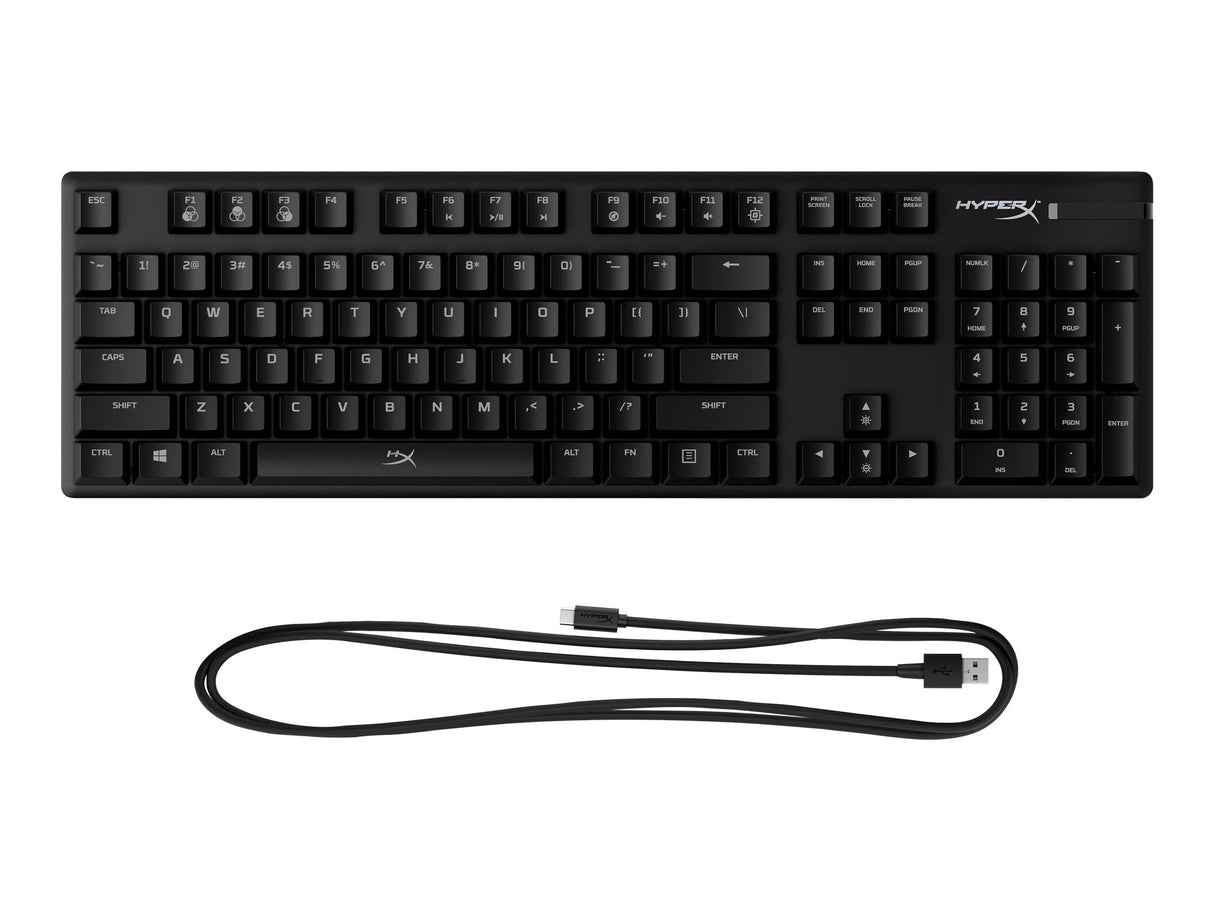 HyperX Alloy Origins Tastatur Mekanisk RGB/16,7 millioner farver Kabling USA Kingston Technology