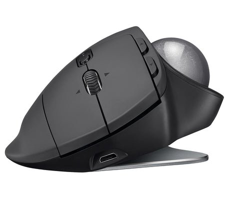 Logitech - MX Ergo Graphite Wireless Trackball