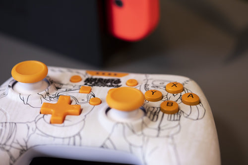Konix Naruto Kakashi – kablet controller til Switch og PC – hvid – produktbillede 6