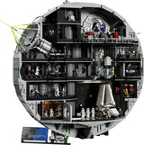 LEGO Star Wars 75419 – Dødsstjernen – færdig åben Dødsstjerne med figurer og faktaplade