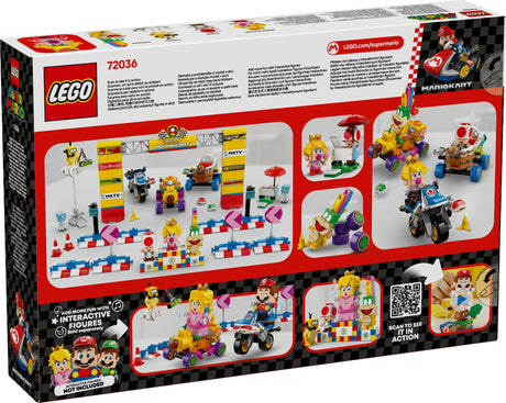 LEGO 72036 Super Mario - Mario Kart: Baby Peach & Grand Pix Set, Construction Toy LEGO