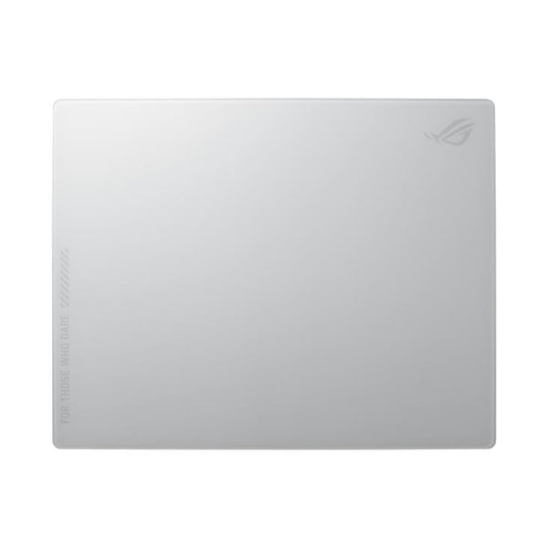 ASUS ROG Moonstone Ace L Mauspad aus gehärtetem Glas – Weiß