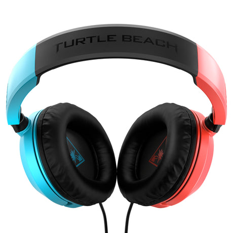 Turtle Beach Recon 50 – Kablet headset – Rød/blå – headset med ørekopper vendt indad