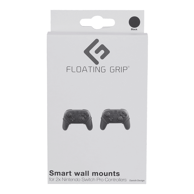 Nintendo Switch Pro Controller wall mount by FLOATING GRIP, Black – emballage