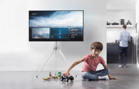 One for All TV Stand Full Metal Tripod Titanium white WM 7462 OneforAll
