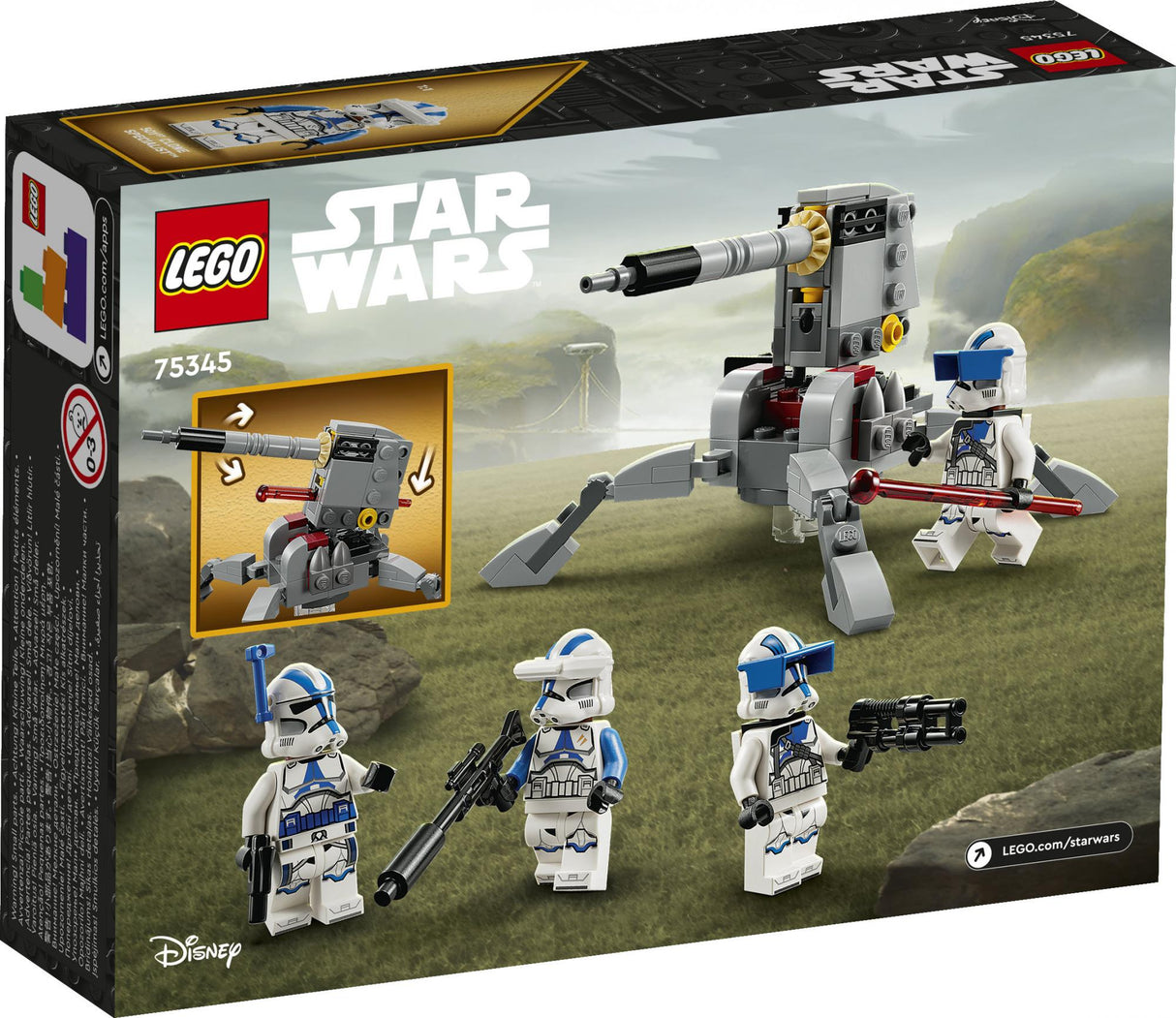 LEGO Star Wars - 501st Clone Troopers™ Battle Pack 75345 LEGO