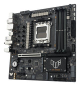 ASUS TUF GAMING B850M-PLUS WIFI7 – micro ATX AM5 bundkort – skråt ovenfra
