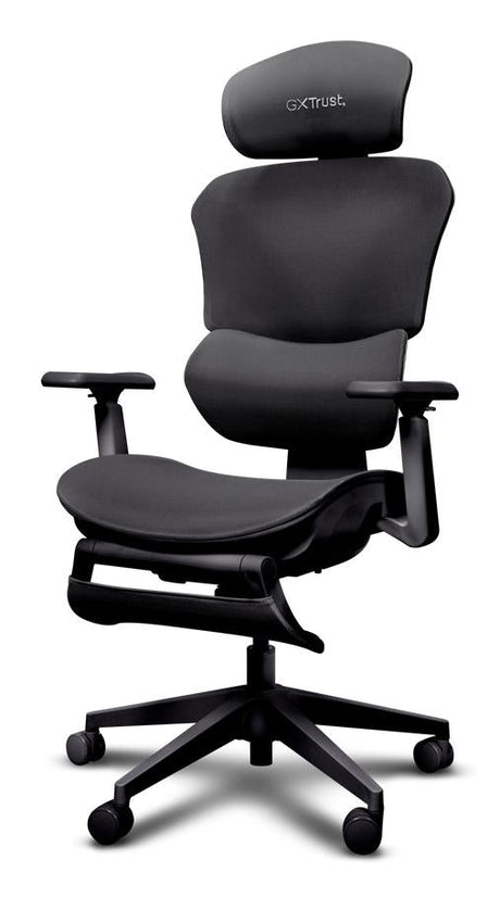 TRUST GXT725 RIVARA MESH GAMING CHAIR - BLACK TRUST