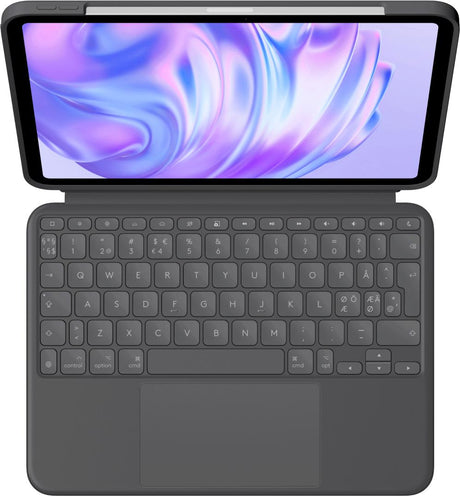 Logitech - Combo Touch iPad Pro 11-inch (M4) - Graphite - Pan - Nordic