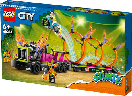 LEGO 60357 City Stunt Truck with Fire Tire Challenge LEGO