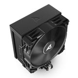 Sharkoon A40 Black 220W TDP 4-Heatpipe 120mm PWM FDB CPU Air Cooler Sharkoon