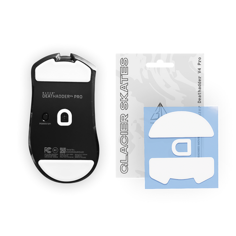 threepointzero Glacier Skates til Razer DeathAdder V4 Pro