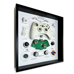 GRC Retro Art Xbox 360 Wireless-controller – hvid