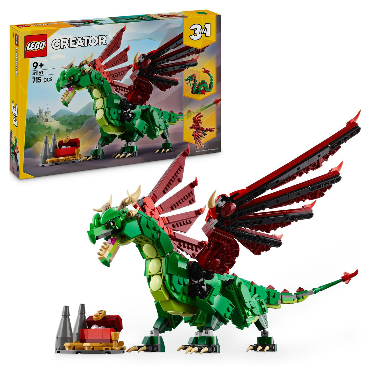 LEGO 31161 Creator 3-in-1 Green Dragon LEGO