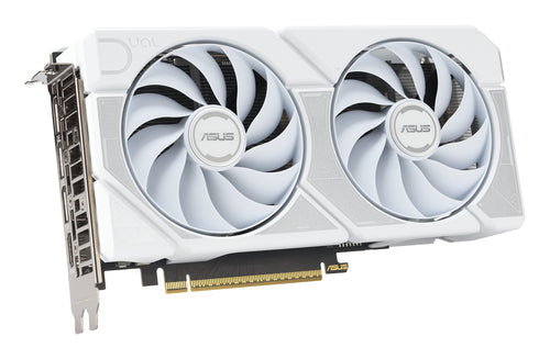 ASUS Dual -RTX5060TI-O8G-WHITE – set forfra (vinkel 2)