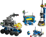 LEGO 40712 – fire byggede rummodeller og to mikro-rumfigurer
