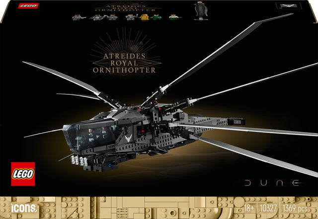 LEGO 10327 Icons Dune Atreides Royal Ornithopter, construction toy LEGO