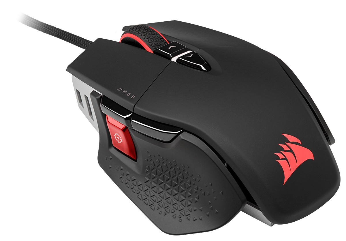 CORSAIR Gaming M65 RGB ULTRA Optisches Kabel Schwarz