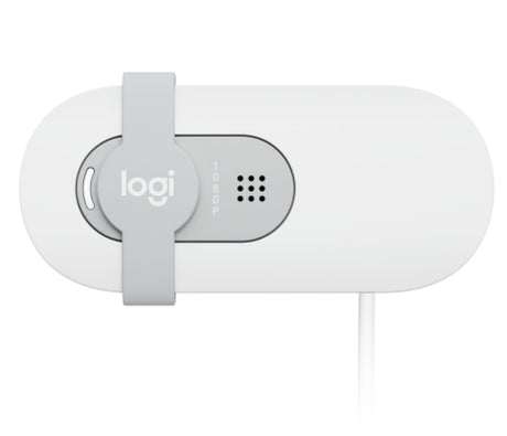 Logitech - Brio 100 Full HD Webcam - Off White Logitech
