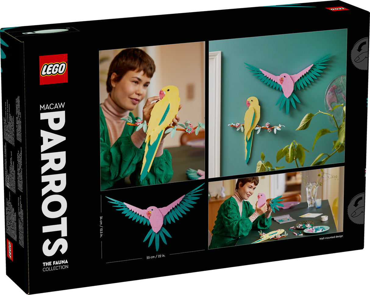 LEGO ART - The Fauna Collection – Macaw Parrots (31211) LEGO