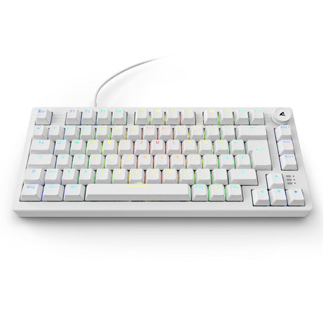 Sharkoon SKILLER SGK25 (white, DE layout, Huano Red) Sharkoon