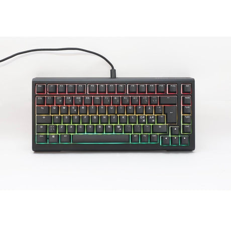 Ducky Tinker75 - Prebuilt - ISO - Black - MX Cherry Red Ducky