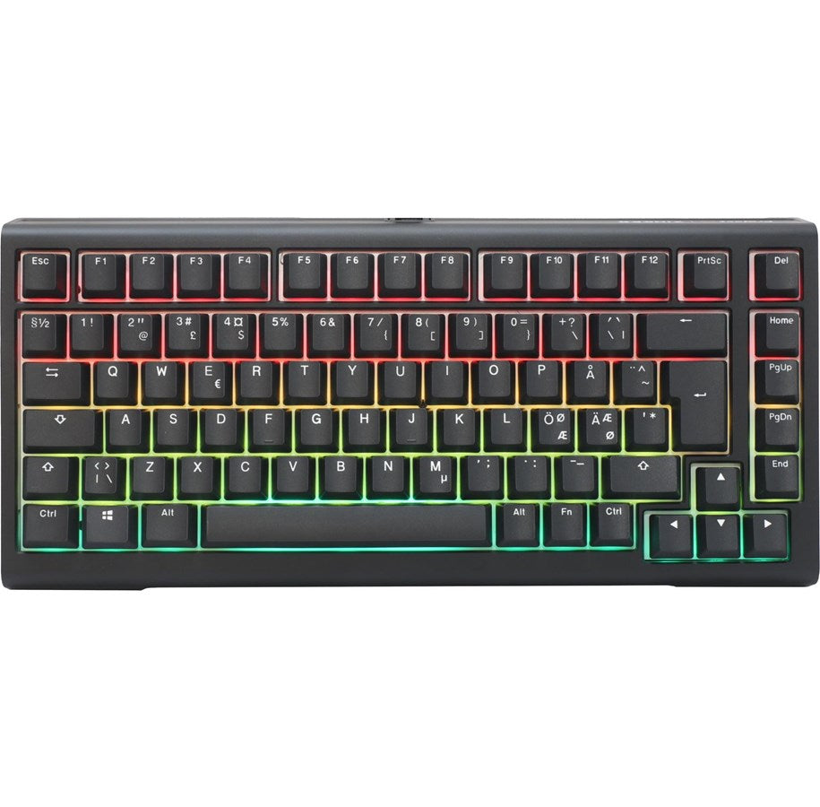 Ducky Tinker75 - Prebuilt - ISO - Black - MX Cherry Red Ducky