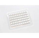 Ducky Blank - 132 Keycap Set - Cherry Profile - PBT - White Ducky