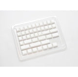 Ducky Blank - 132 Keycap Set - Cherry Profile - PBT - White Ducky