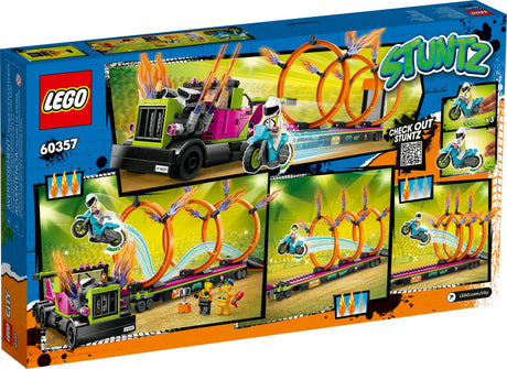 LEGO 60357 City Stunt Truck with Fire Tire Challenge LEGO