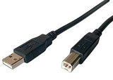 Sort Sharkoon USB 2.0 kabel med USB-A- og USB-B-hanstik