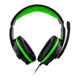 Nyko NX-2600 headset – sort/grøn – produktbillede 1
