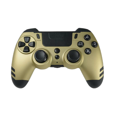 Steelplay MetalTech – trådløs controller i guld til PS4 og PC – forside